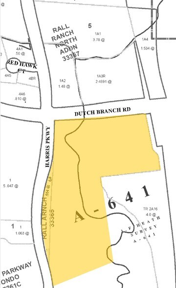 6840 Harris Pky, Fort Worth, TX for sale - Plat Map - Image 1 of 1