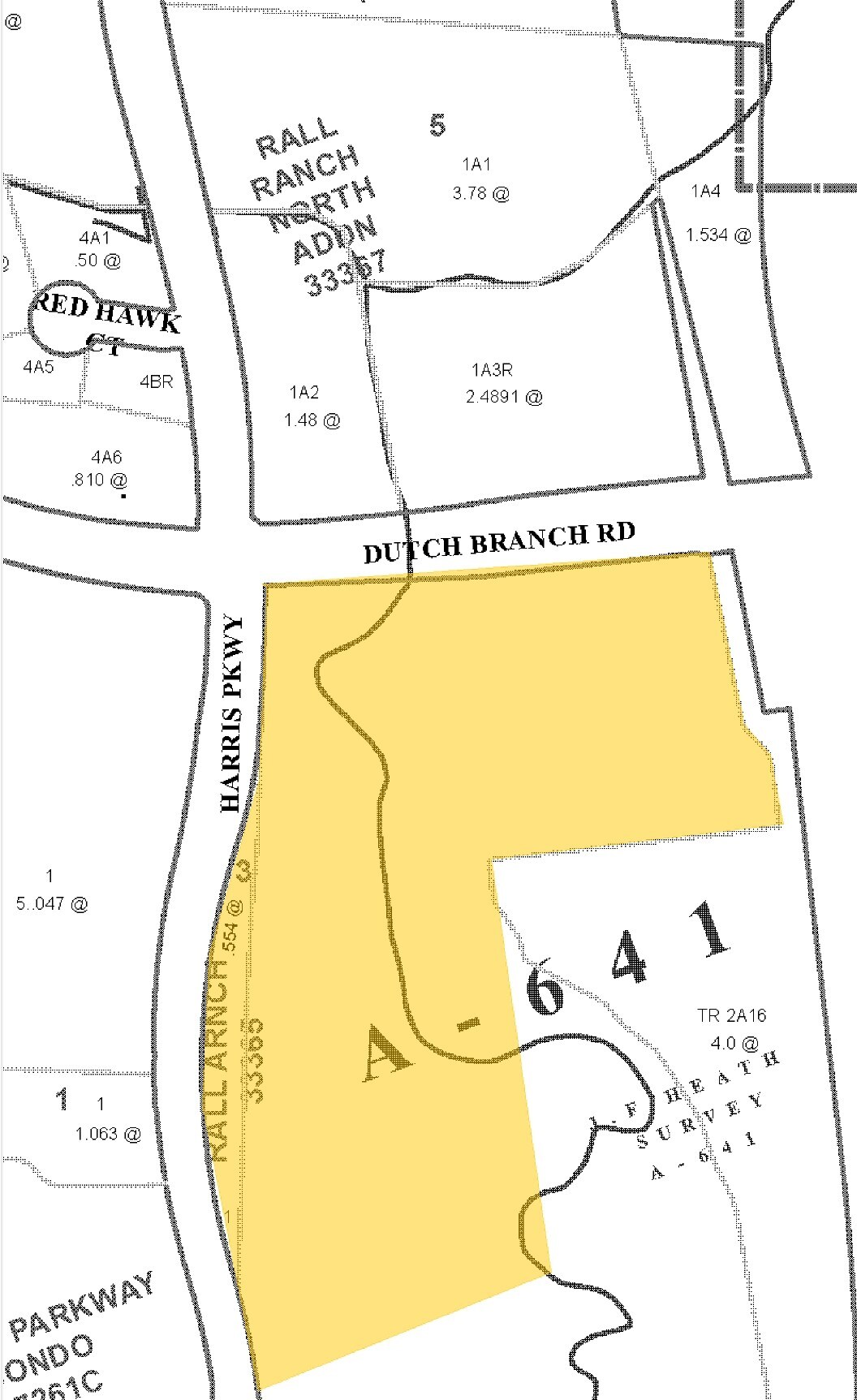 6840 Harris Pky, Fort Worth, TX for sale Plat Map- Image 1 of 1