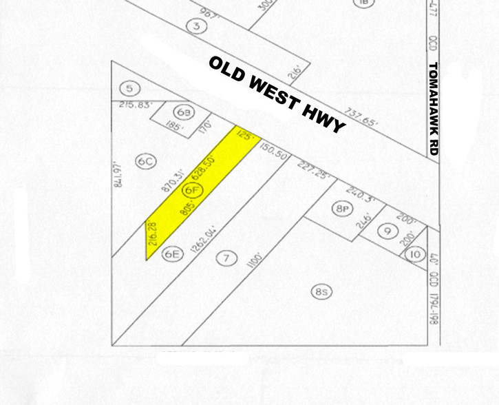 1435 E Old West Hwy, Apache Junction, AZ for lease - Plat Map - Image 2 of 5