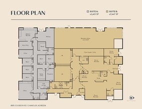 895 S Dobson Rd, Chandler, AZ for lease Floor Plan- Image 1 of 2