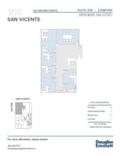 12011 San Vicente Blvd, Los Angeles, CA for lease Floor Plan- Image 1 of 1