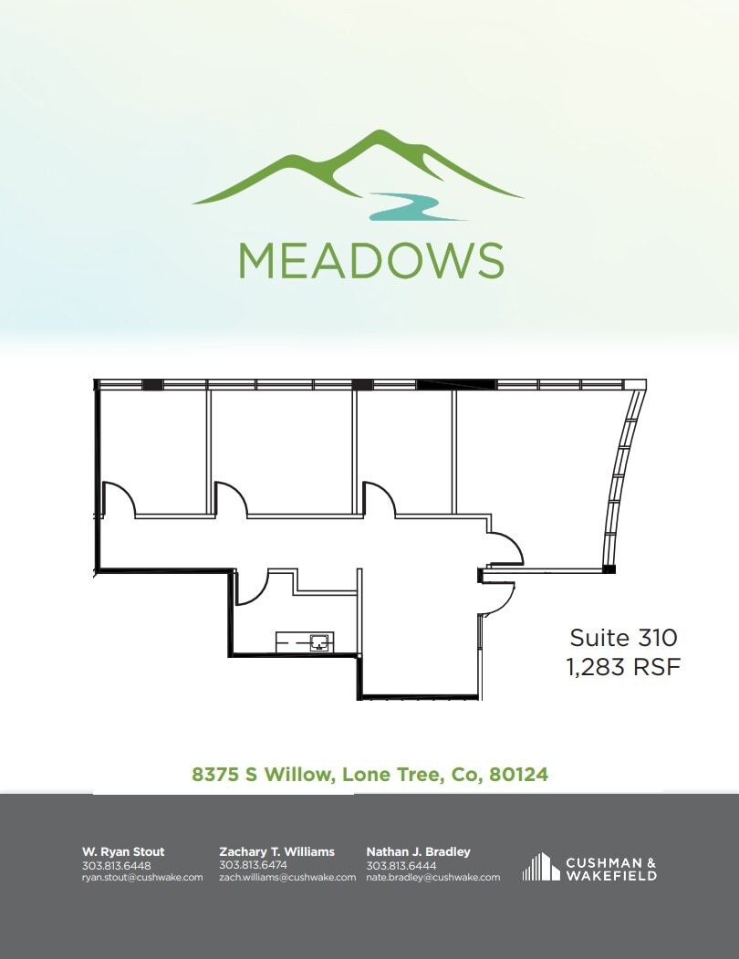 8375 S Willow St, Lone Tree, CO for lease Floor Plan- Image 1 of 1