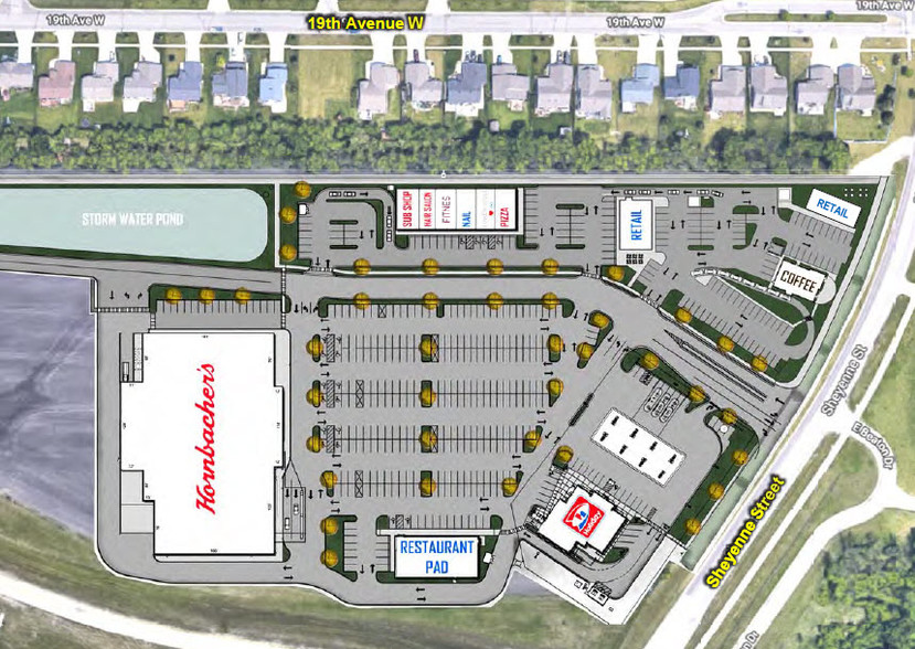 2050 Sheyenne St, West Fargo, ND for sale - Site Plan - Image 1 of 1