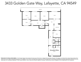 3433 Golden Gate Way, Lafayette, CA for lease Floor Plan- Image 1 of 1