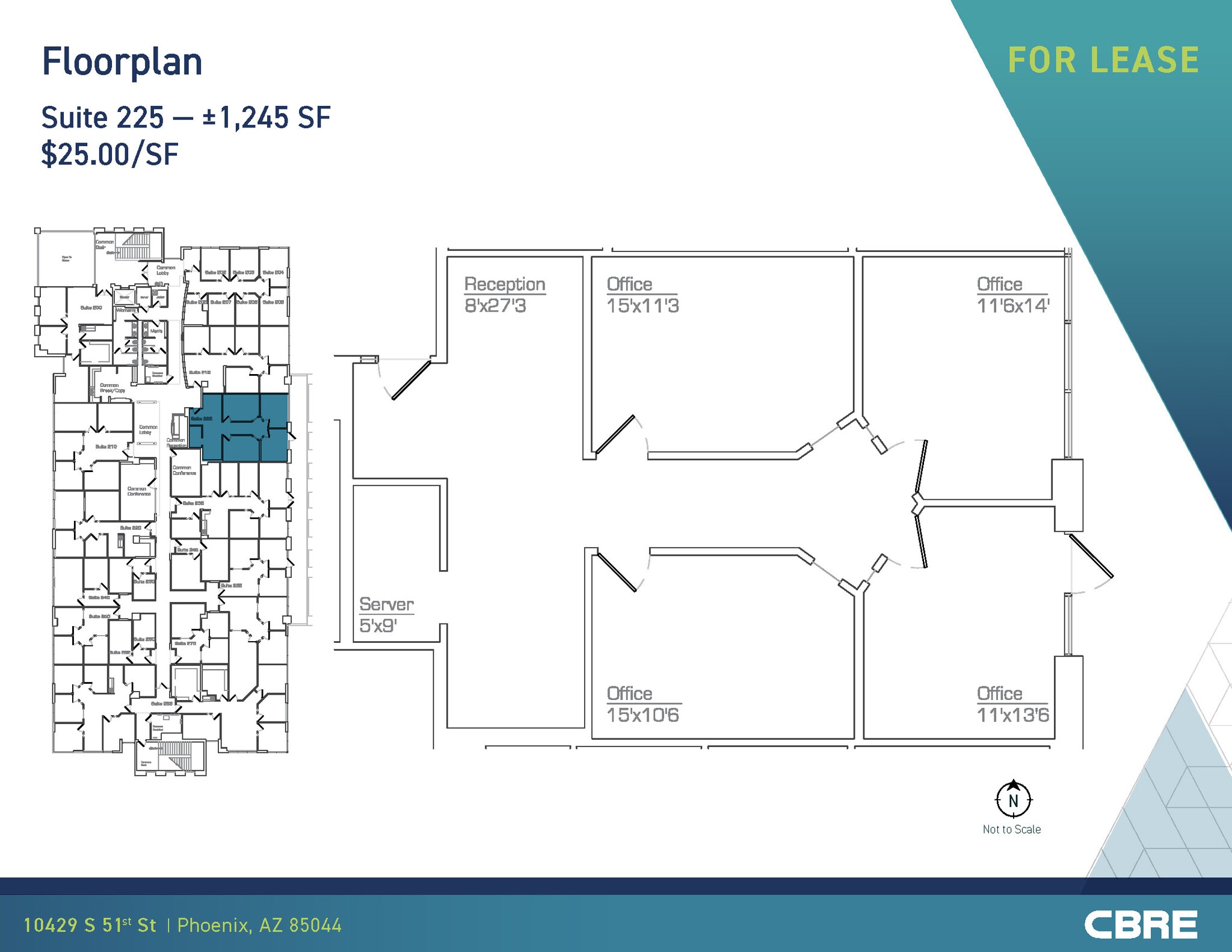 10429 S 51st St, Phoenix, AZ for lease Floor Plan- Image 1 of 1
