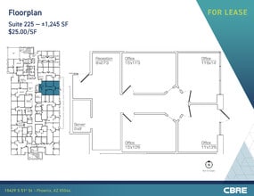 10429 S 51st St, Phoenix, AZ for lease Floor Plan- Image 1 of 1