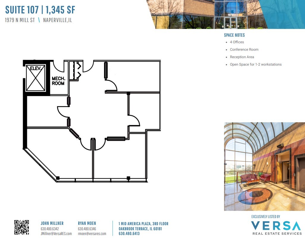 1979 N Mill St, Naperville, IL for lease Floor Plan- Image 1 of 1