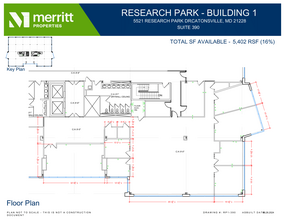 5521 Research Park Dr, Baltimore, MD for lease Floor Plan- Image 1 of 1