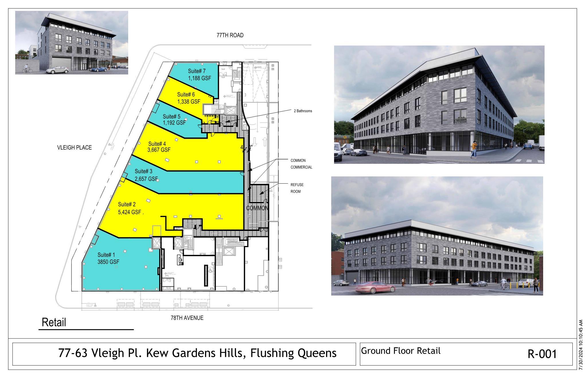 77-63 Vleigh Pl, Flushing, NY for lease Floor Plan- Image 1 of 1