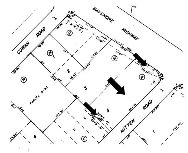 1801 Bayshore Hwy, Burlingame, CA for lease - Plat Map - Image 3 of 16