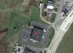 1829 University Dr, Dunbar, PA - aerial  map view