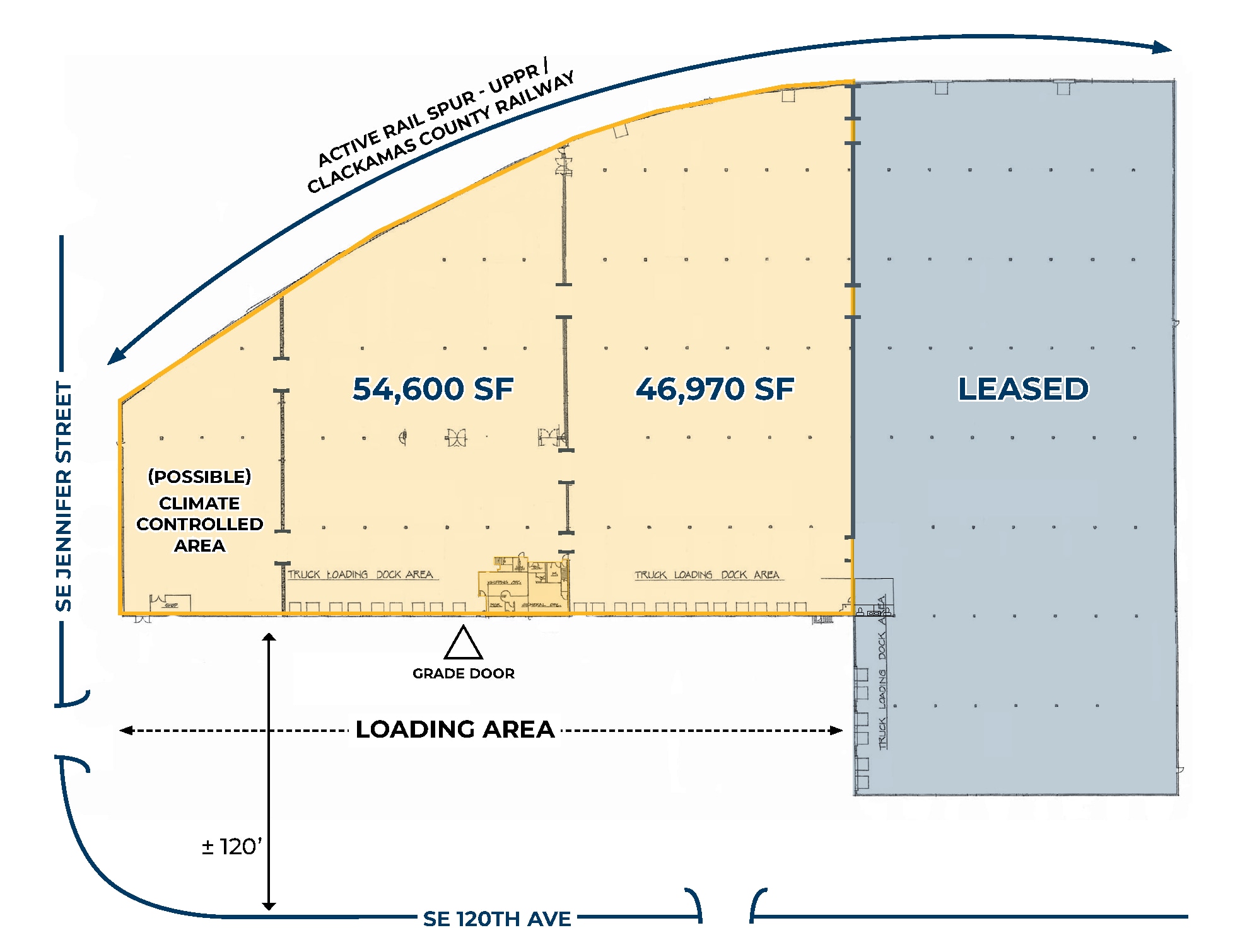 12100 SE Jennifer St, Clackamas, OR for lease Site Plan- Image 1 of 1