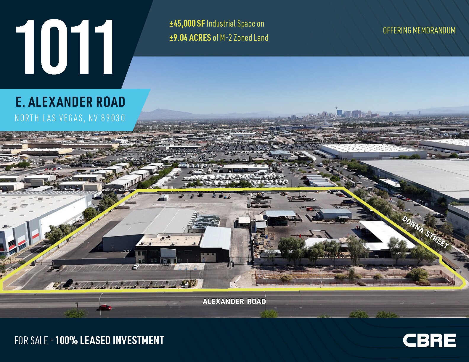 1011 E Alexander Ave, North Las Vegas, NV for sale Aerial- Image 1 of 1