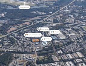 1035 Swabia Ct, Durham, NC - Aerial map view - Image1
