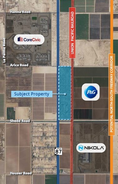 Arica Rd & Highway 87, Eloy, AZ for sale - Aerial - Image 2 of 3