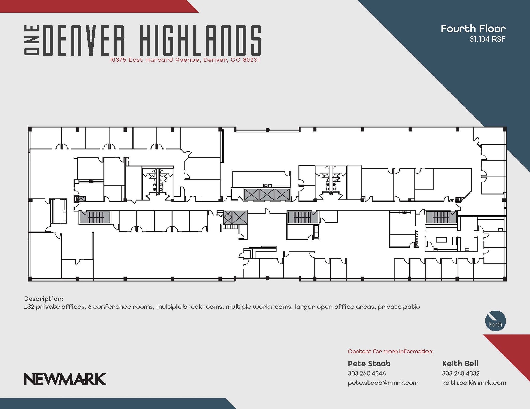 10375 E Harvard Ave, Denver, CO for lease Floor Plan- Image 1 of 1