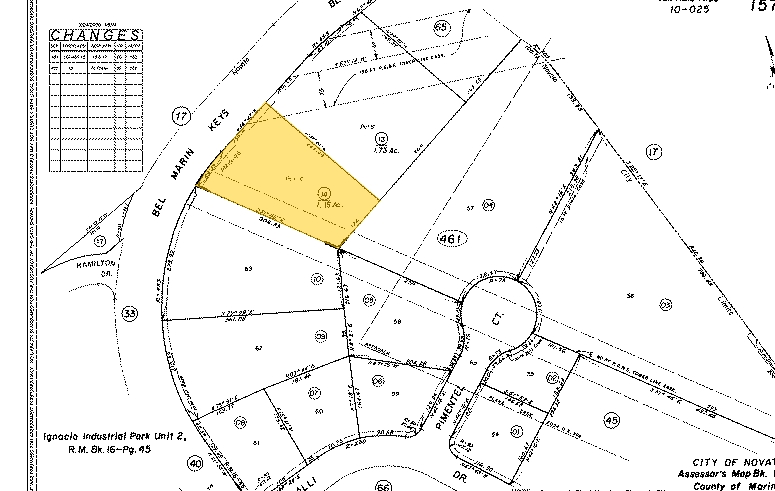 394 Bel Marin Keys Blvd, Novato, CA for lease - Plat Map - Image 2 of 3