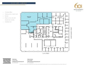 601 Montgomery St, San Francisco, CA for lease Floor Plan- Image 1 of 1