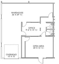 10209 Plano Rd, Dallas, TX for lease Floor Plan- Image 2 of 2