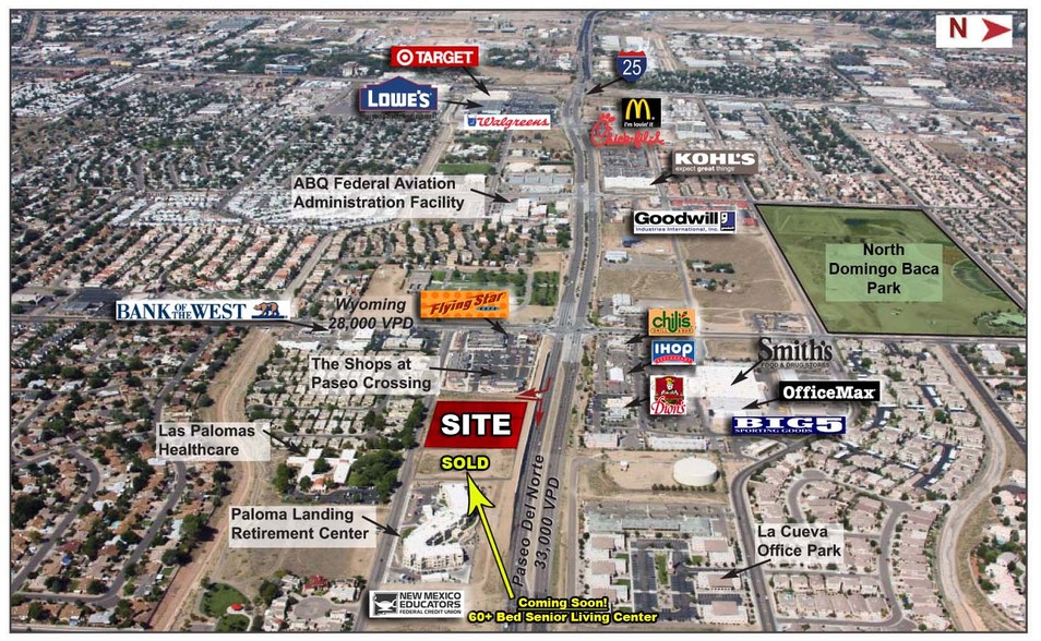 Paseo Del Norte NE, Albuquerque, NM for sale - Building Photo - Image 1 of 1