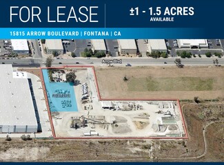 More details for 15815 Arrow Blvd, Fontana, CA - Land for Lease