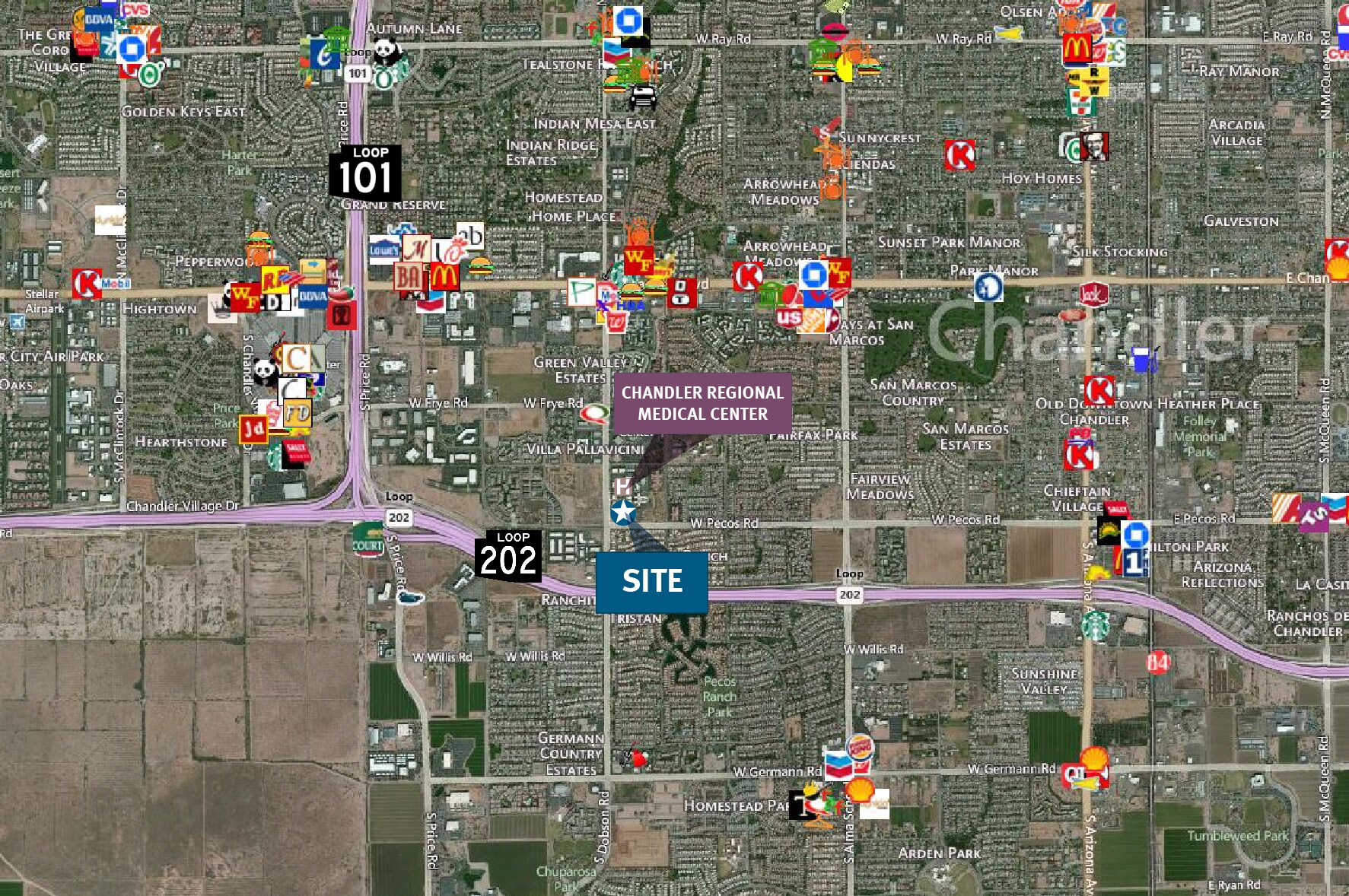W Pecos Rd @ Dobson Rd, Chandler, AZ for sale Primary Photo- Image 1 of 1