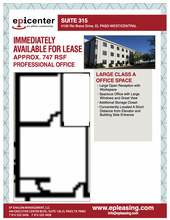 4100 Rio Bravo Dr, El Paso, TX for lease Floor Plan- Image 2 of 10