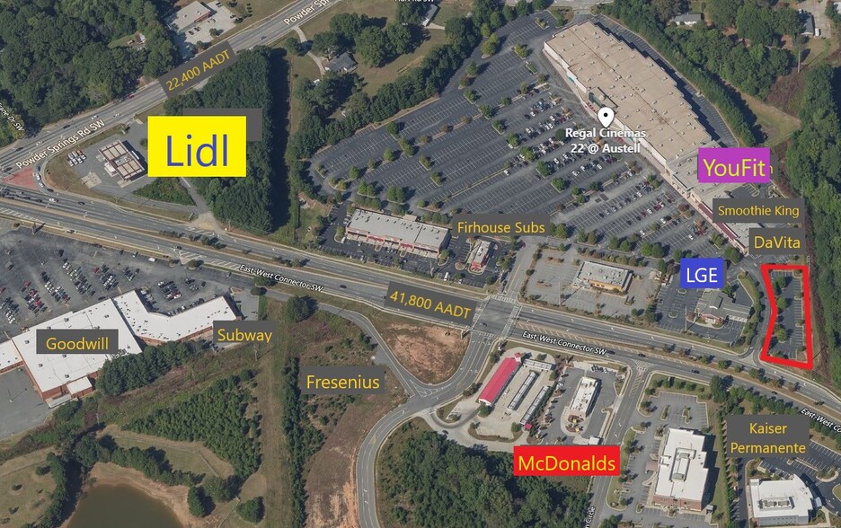 2840 East-West Connector, Austell, GA for lease - Building Photo - Image 1 of 9