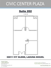 30011 Ivy Glenn Dr, Laguna Niguel, CA for lease Site Plan- Image 1 of 1