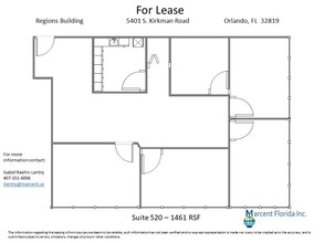 5401 S Kirkman Rd, Orlando, FL for lease Floor Plan- Image 1 of 1