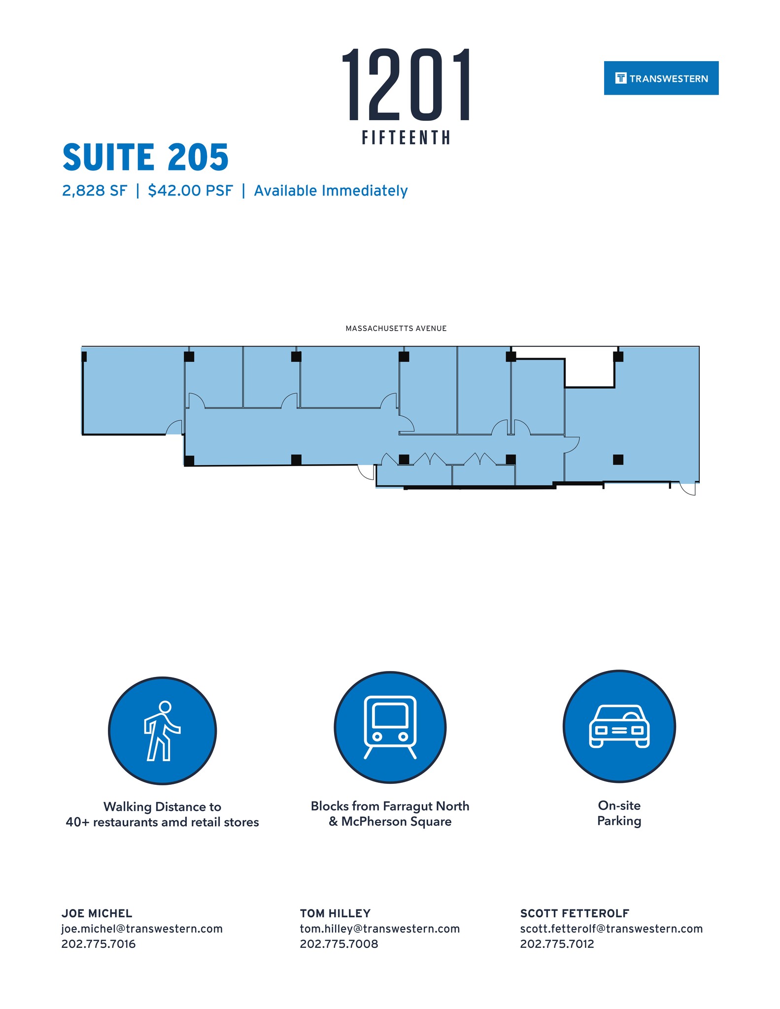 1201 15th St NW, Washington, DC for lease Site Plan- Image 1 of 2