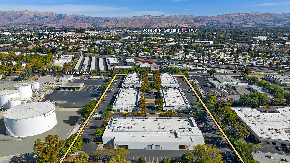 2149 O'Toole Ave, San Jose, CA for lease - Aerial - Image 3 of 4