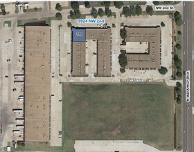 6100 NW 2nd St, Oklahoma City, OK for lease Aerial- Image 2 of 2