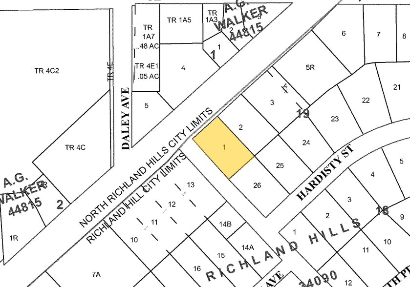 7100 Blvd 26, Richland Hills, TX for sale - Plat Map - Image 2 of 13