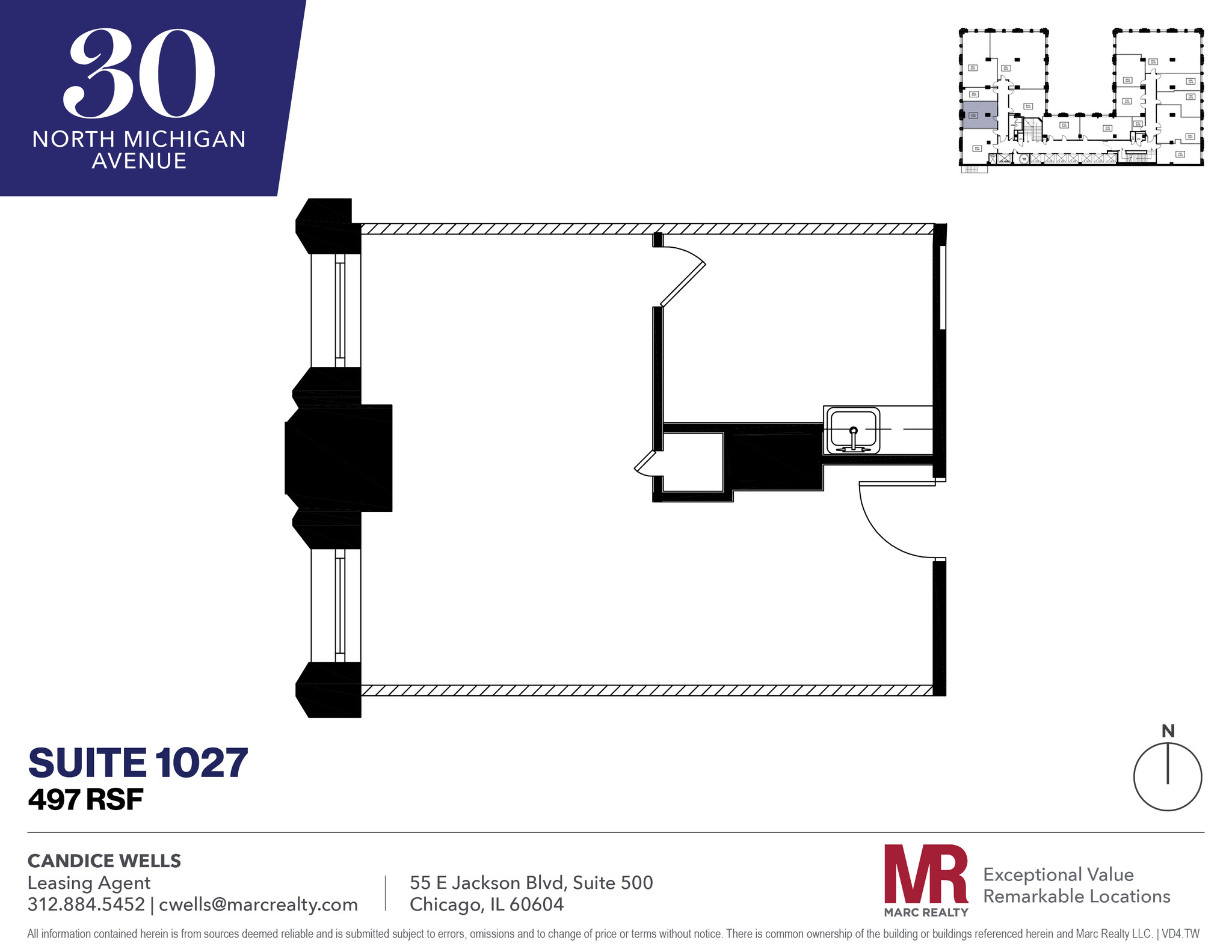 30 N Michigan Ave, Chicago, IL for lease Floor Plan- Image 1 of 4