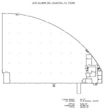 1244-1288 Silber Rd, Houston, TX for lease Floor Plan- Image 1 of 1