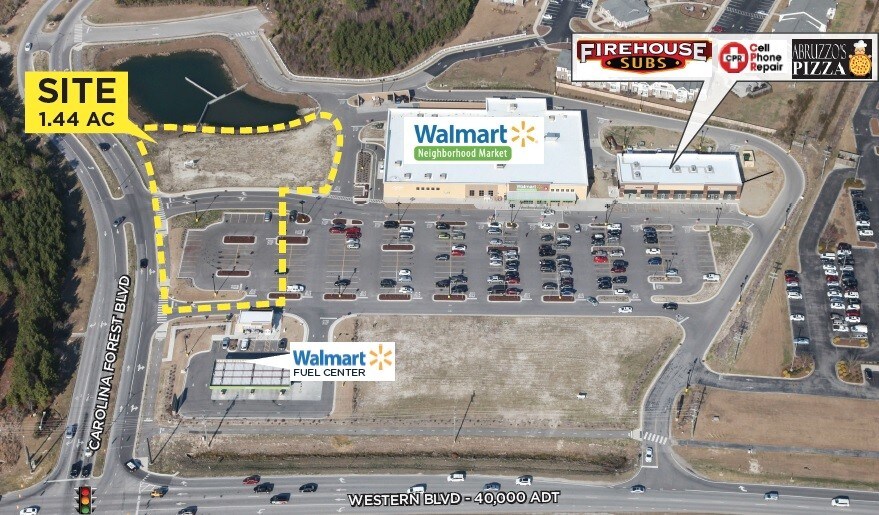 Western Blvd, Jacksonville, NC for sale - Aerial - Image 1 of 1