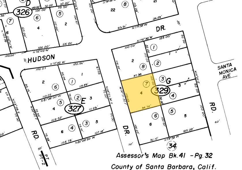 210 S Palisade Dr, Santa Maria, CA for lease - Plat Map - Image 3 of 12