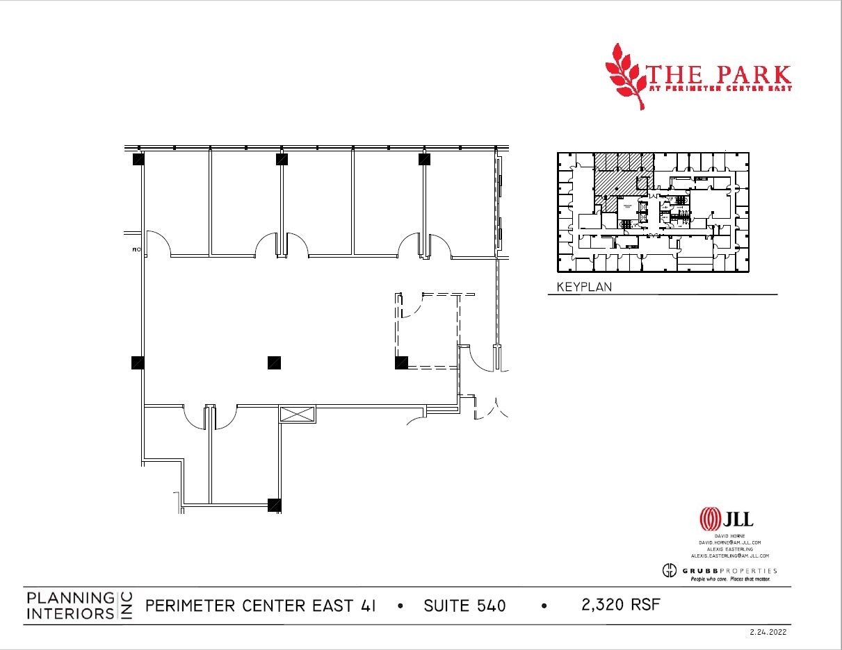 41 Perimeter Ctr E, Atlanta, GA for lease Floor Plan- Image 1 of 1