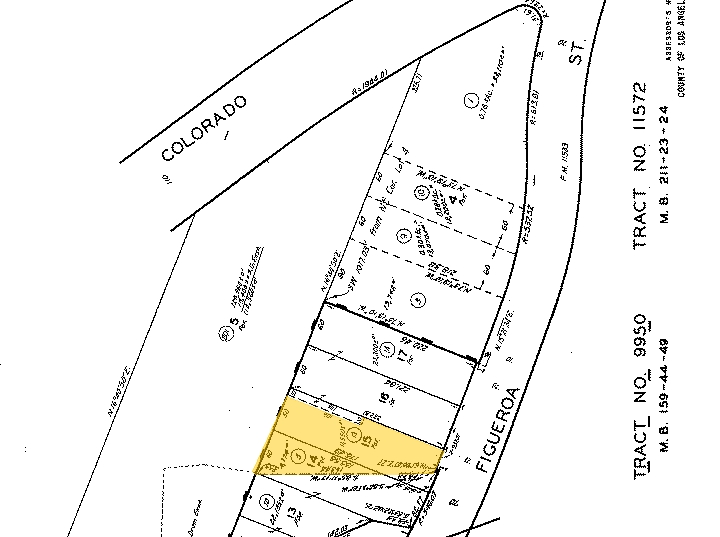 7474 N Figueroa St, Los Angeles, CA for lease - Plat Map - Image 3 of 12