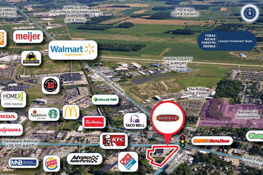 800 Delaware Ave, Marysville, OH 43040 Sheetz