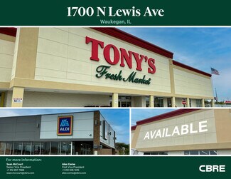 More details for 1700 N Lewis Ave, Waukegan, IL - Retail for Lease