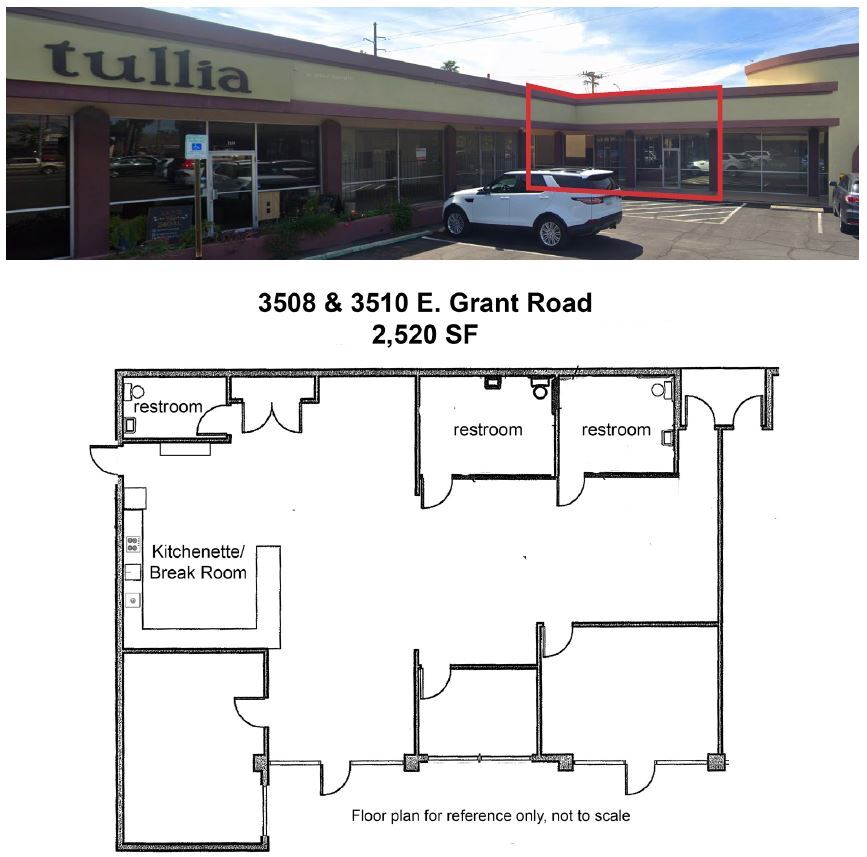 3502-3532 E Grant Rd, Tucson, AZ for lease Floor Plan- Image 1 of 1