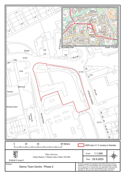 Fk6 6fa, Denny for sale - Site Plan - Image 2 of 2