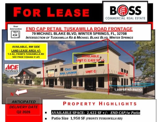 79 Michael Blake Blvd, Winter Springs, FL for lease - Building Photo - Image 1 of 3
