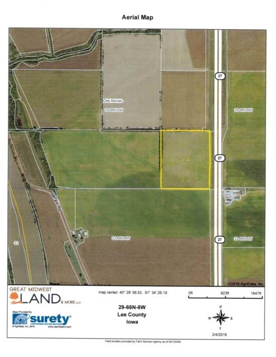 34 Acres In Lee County Iowa, Argyle, IA for sale Primary Photo- Image 1 of 1