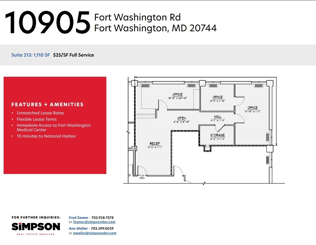 10905 Fort Washington Rd, Fort Washington, MD for lease Floor Plan- Image 1 of 1