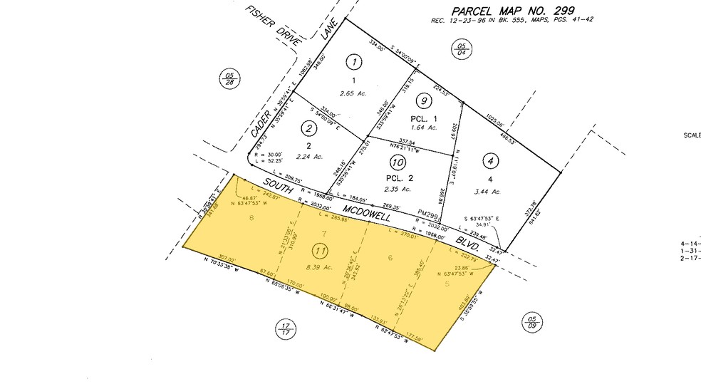 2000-2100 S McDowell Boulevard Ext, Petaluma, CA for lease - Plat Map - Image 2 of 12