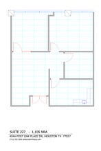 4544 Post Oak Pl, Houston, TX for lease Floor Plan- Image 1 of 1