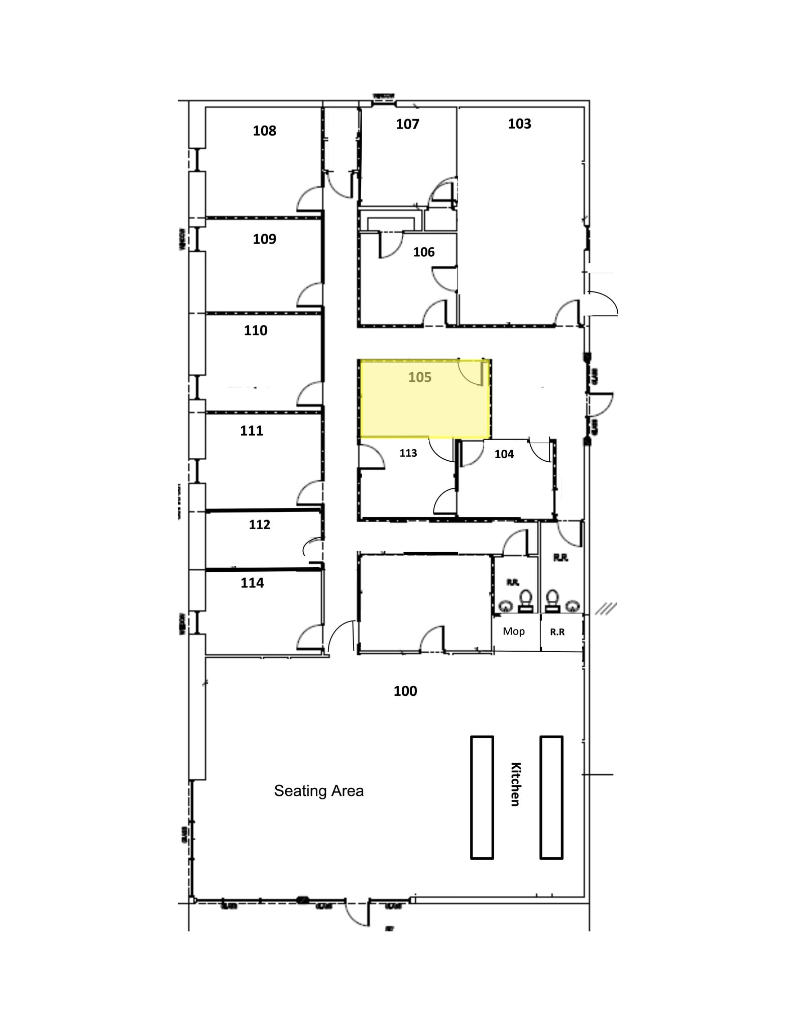 101 S Fannin St, Rockwall, TX for lease Site Plan- Image 1 of 1